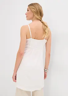 Lång blus i mjuk viskos, bonprix
