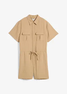 Jumpsuit av tunn viskosmix, bonprix