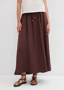 Maxikjol i böljande lyocellmix, bonprix