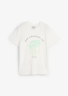 T-shirt med tryckt motiv, bonprix