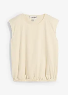 Topp med resårmuddar, bonprix