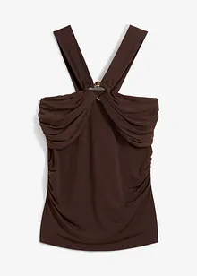 Halternecklinne med hamrat spänne, bonprix