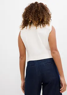 Stretchig jeansväst, bonprix