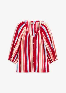 Blus av viskosmaterial med struktur, bonprix
