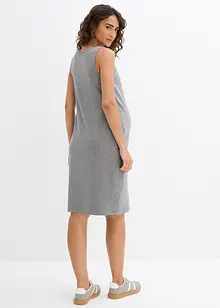 Mamma-/amningsklänning i jersey med bomull (2-pack), bonprix