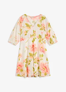 Mönstrad tunikaklänning av viskos med mjukt fall, bonprix