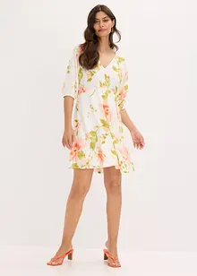 Mönstrad tunikaklänning av viskos med mjukt fall, bonprix