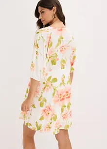 Mönstrad tunikaklänning av viskos med mjukt fall, bonprix