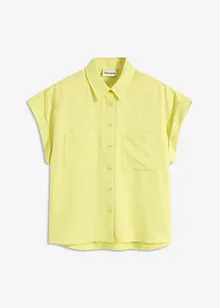 Skjortblus i följsam lyocellmix, bonprix
