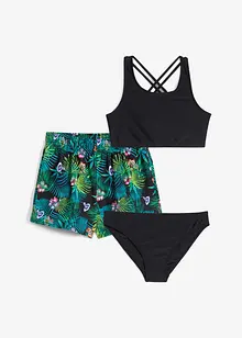 Bikini och badunderdel (3 delar), bonprix