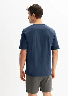 Pyjamas med shorts och bomull (4 delar), bonprix