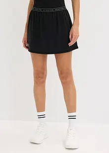 Ultratunn sportkjol med integrerade shorts, bonprix