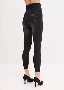 Sömlösa leggings med jeanslook och kraftigt formande effekt, bonprix