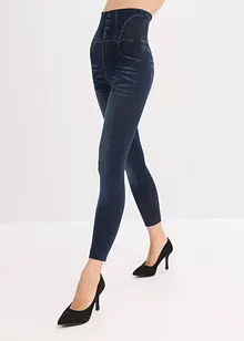 Sömlösa leggings med jeanslook och kraftigt formande effekt, bonprix