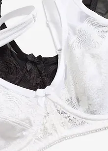 Minimizer-BH med vadderade axelband (2-pack), bonprix