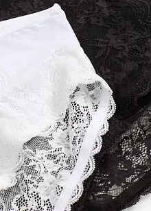 Maxitrosa med söt spets (2-pack), bonprix