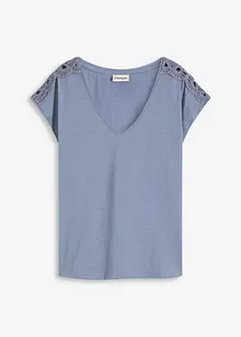 Topp med virkad infällning, bonprix