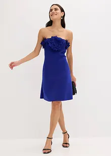 Bandeauklänning av stabil trikå, bonprix