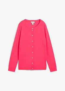 Cardigan med rund halsringning, bonprix