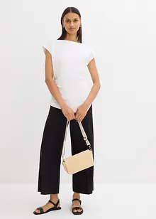 Asymmetriskt linne av skön stabil trikå, bonprix