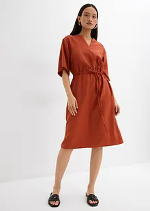 Kaftanklänning av tunn viskos, bonprix