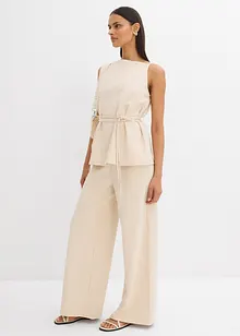 Vid byxa av piké, bonprix