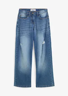 Jeansbyxa för barn, Wide Leg, bonprix