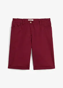 Papertouch-bermudas med bomull och bekväm midja, bonprix
