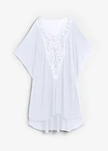 Transparent strandtunika av viskos, bonprix