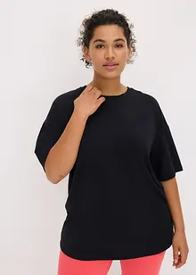 Snabbtorkande sporttopp med bomull i oversizemodell, bonprix