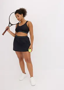 Ultratunn sportkjol med integrerade shorts, bonprix