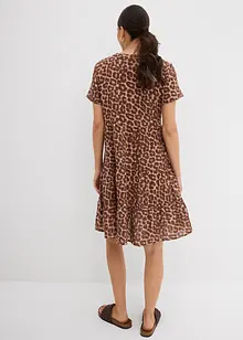 Klänning av mjuk muslin, bonprix