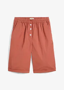 Papertouch-bermudas av bomull, bonprix