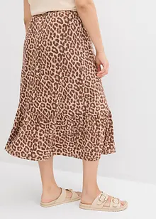 Jerseykjol i viskosmix, bonprix