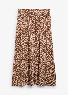 Jerseykjol i viskosmix, bonprix