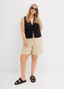 Shorts i linnemix, bonprix