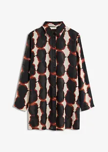 Lång blus med batikmönster, bonprix