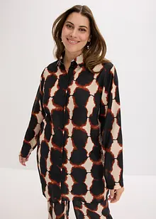 Lång blus med batikmönster, bonprix