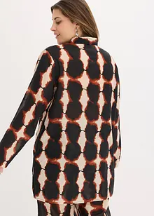 Lång blus med batikmönster, bonprix