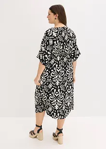 Mönstrad jerseyklänning, bonprix