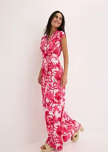 Mönstad jumpsuit av jersey, bonprix