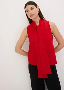 Ärmlös topp med knytband, bonprix