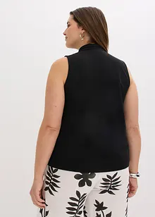 Ärmlös topp med knytband, bonprix