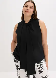 Ärmlös topp med knytband, bonprix