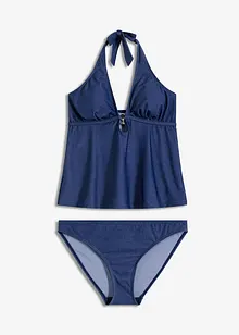 Tankini (2 delar) i jeansstil, bonprix
