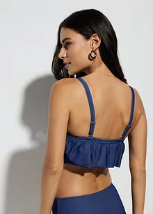 Bikinöverdel i jeanslook, bonprix