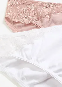 Trosa med spets (4-pack), bonprix