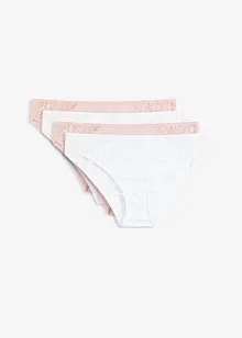 Trosa med spets (4-pack), bonprix