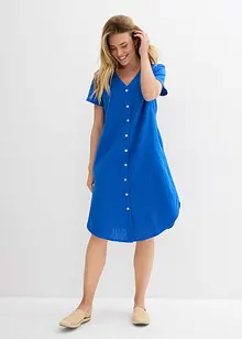 Blusklänning i mjuk muslin, bonprix