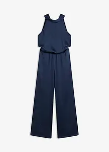 Jumpsuit i satin med struktur, bonprix